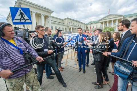  25.05.2018 WARSZAWA<br />KONFERENCJA KANDYDATA NA PREZYDENTA WARSZAWY PATRYKA JAKIEGO PRZYJAZNY I UCZCIWY URZAD<br />N/Z PATRYK JAKI<br /> 