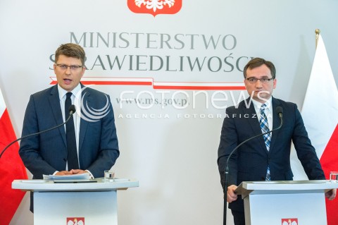 Konferencja w Ministerstwie Sprawiedliwości w Warszawie