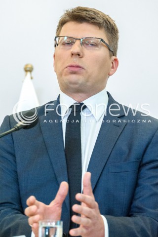  25.05.2018 WARSZAWA<br />KONFERENCJA W MINISTERSTWIE SPRAWIEDLIWOSCI NA TEMAT ODPOWIEDZIALNOSCI KARNEJ SPOLKI KTORA WYLALA SCIEKI DO MOTLAWY<br />N/Z MARCIN WARCHOL<br /> 