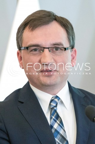  25.05.2018 WARSZAWA<br />KONFERENCJA W MINISTERSTWIE SPRAWIEDLIWOSCI NA TEMAT ODPOWIEDZIALNOSCI KARNEJ SPOLKI KTORA WYLALA SCIEKI DO MOTLAWY<br />N/Z ZBIGNIEW ZIOBRO<br /> 