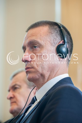  25.05.2018 WARSZAWA<br />KONFERENCJA WSPOLNA PREMIEROW POLSKI I RUMUNII<br />N/Z PIOTR GLINSKI MIHAI VIOREL FIFOR<br /> 