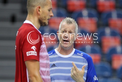  26.05.2018 KRAKOW <br />SIATKOWKA MEZCZYZN SIATKARSKA LIGA NARODOW MEZCZYZN 2018 <br />FIVB VOLLEYBALL NATIONS LEAGUE 2018 <br />MECZ POLSKA - ROSJA ( Poland - Russia ) <br />N/Z VITAL HEYNEN - I TRENER ( HEAD COACH ) BARTOSZ KUREK  <br /> 