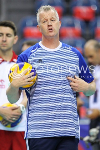  26.05.2018 KRAKOW <br />SIATKOWKA MEZCZYZN SIATKARSKA LIGA NARODOW MEZCZYZN 2018 <br />FIVB VOLLEYBALL NATIONS LEAGUE 2018 <br />MECZ POLSKA - ROSJA ( Poland - Russia ) <br />N/Z VITAL HEYNEN - I TRENER ( HEAD COACH ) SYLWETKA <br /> 