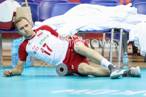  26.05.2018 KRAKOW <br />SIATKOWKA MEZCZYZN SIATKARSKA LIGA NARODOW MEZCZYZN 2018 <br />FIVB VOLLEYBALL NATIONS LEAGUE 2018 <br />MECZ POLSKA - ROSJA ( Poland - Russia ) <br />N/Z PAWEL ZATORSKI SYLWETKA <br /> 