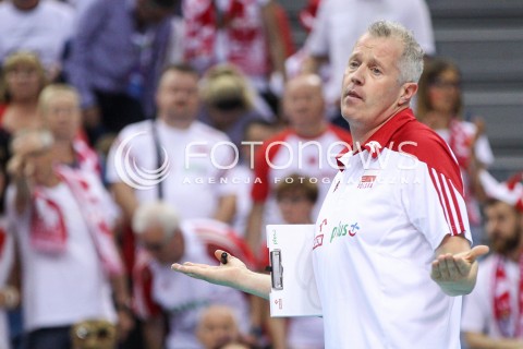  26.05.2018 KRAKOW <br />SIATKOWKA MEZCZYZN SIATKARSKA LIGA NARODOW MEZCZYZN 2018 <br />FIVB VOLLEYBALL NATIONS LEAGUE 2018 <br />MECZ POLSKA - ROSJA ( Poland - Russia ) <br />N/Z VITAL HEYNEN - I TRENER ( HEAD COACH ) SYLWETKA <br /> 