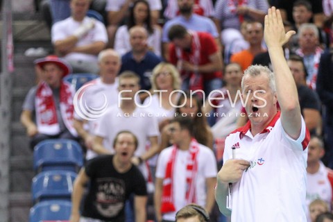  26.05.2018 KRAKOW <br />SIATKOWKA MEZCZYZN SIATKARSKA LIGA NARODOW MEZCZYZN 2018 <br />FIVB VOLLEYBALL NATIONS LEAGUE 2018 <br />MECZ POLSKA - ROSJA ( Poland - Russia ) <br />N/Z VITAL HEYNEN - I TRENER ( HEAD COACH ) SYLWETKA <br /> 