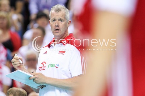  26.05.2018 KRAKOW <br />SIATKOWKA MEZCZYZN SIATKARSKA LIGA NARODOW MEZCZYZN 2018 <br />FIVB VOLLEYBALL NATIONS LEAGUE 2018 <br />MECZ POLSKA - ROSJA ( Poland - Russia ) <br />N/Z VITAL HEYNEN - I TRENER ( HEAD COACH ) SYLWETKA <br /> 