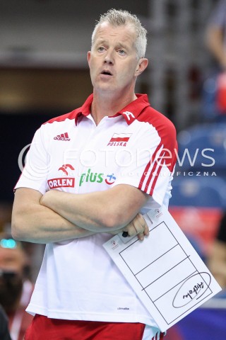  26.05.2018 KRAKOW <br />SIATKOWKA MEZCZYZN SIATKARSKA LIGA NARODOW MEZCZYZN 2018 <br />FIVB VOLLEYBALL NATIONS LEAGUE 2018 <br />MECZ POLSKA - ROSJA ( Poland - Russia ) <br />N/Z VITAL HEYNEN - I TRENER ( HEAD COACH ) SYLWETKA <br /> 