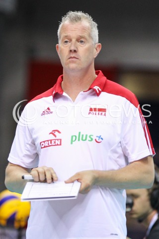  26.05.2018 KRAKOW <br />SIATKOWKA MEZCZYZN SIATKARSKA LIGA NARODOW MEZCZYZN 2018 <br />FIVB VOLLEYBALL NATIONS LEAGUE 2018 <br />MECZ POLSKA - ROSJA ( Poland - Russia ) <br />N/Z VITAL HEYNEN - I TRENER ( HEAD COACH ) SYLWETKA <br /> 