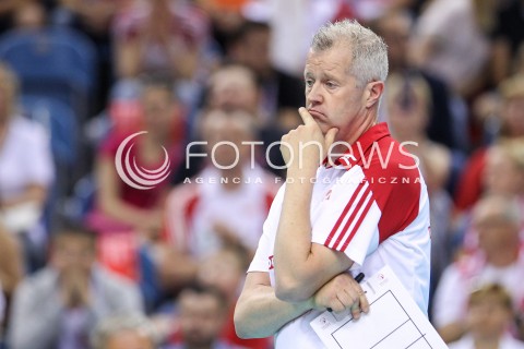  26.05.2018 KRAKOW <br />SIATKOWKA MEZCZYZN SIATKARSKA LIGA NARODOW MEZCZYZN 2018 <br />FIVB VOLLEYBALL NATIONS LEAGUE 2018 <br />MECZ POLSKA - ROSJA ( Poland - Russia ) <br />N/Z VITAL HEYNEN - I TRENER ( HEAD COACH ) SYLWETKA <br /> 