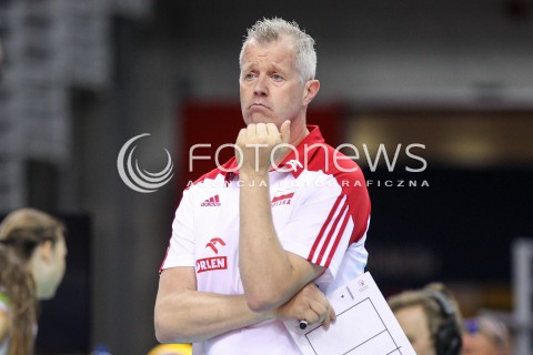  26.05.2018 KRAKOW <br />SIATKOWKA MEZCZYZN SIATKARSKA LIGA NARODOW MEZCZYZN 2018 <br />FIVB VOLLEYBALL NATIONS LEAGUE 2018 <br />MECZ POLSKA - ROSJA ( Poland - Russia ) <br />N/Z VITAL HEYNEN - I TRENER ( HEAD COACH ) SYLWETKA <br /> 