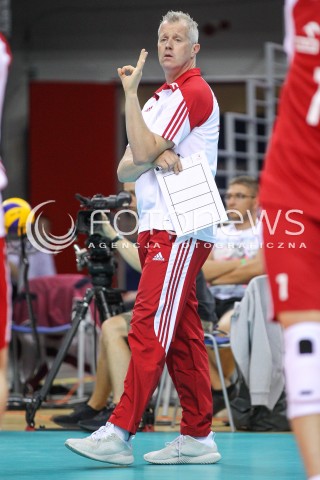  26.05.2018 KRAKOW <br />SIATKOWKA MEZCZYZN SIATKARSKA LIGA NARODOW MEZCZYZN 2018 <br />FIVB VOLLEYBALL NATIONS LEAGUE 2018 <br />MECZ POLSKA - ROSJA ( Poland - Russia ) <br />N/Z VITAL HEYNEN - I TRENER ( HEAD COACH ) SYLWETKA <br /> 