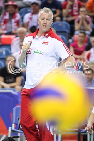  26.05.2018 KRAKOW <br />SIATKOWKA MEZCZYZN SIATKARSKA LIGA NARODOW MEZCZYZN 2018 <br />FIVB VOLLEYBALL NATIONS LEAGUE 2018 <br />MECZ POLSKA - ROSJA ( Poland - Russia ) <br />N/Z VITAL HEYNEN - I TRENER ( HEAD COACH ) SYLWETKA <br /> 
