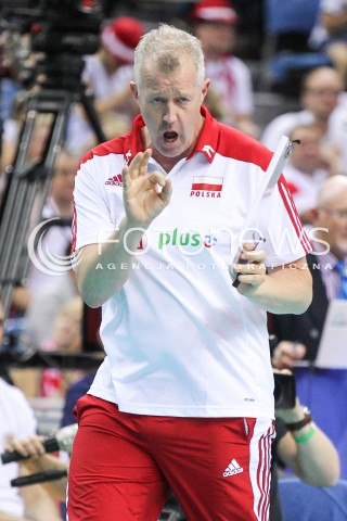  26.05.2018 KRAKOW <br />SIATKOWKA MEZCZYZN SIATKARSKA LIGA NARODOW MEZCZYZN 2018 <br />FIVB VOLLEYBALL NATIONS LEAGUE 2018 <br />MECZ POLSKA - ROSJA ( Poland - Russia ) <br />N/Z VITAL HEYNEN - I TRENER ( HEAD COACH ) SYLWETKA <br /> 