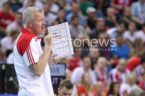  26.05.2018 KRAKOW <br />SIATKOWKA MEZCZYZN SIATKARSKA LIGA NARODOW MEZCZYZN 2018 <br />FIVB VOLLEYBALL NATIONS LEAGUE 2018 <br />MECZ POLSKA - ROSJA ( Poland - Russia ) <br />N/Z VITAL HEYNEN - I TRENER ( HEAD COACH ) SYLWETKA <br /> 