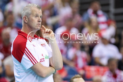  26.05.2018 KRAKOW <br />SIATKOWKA MEZCZYZN SIATKARSKA LIGA NARODOW MEZCZYZN 2018 <br />FIVB VOLLEYBALL NATIONS LEAGUE 2018 <br />MECZ POLSKA - ROSJA ( Poland - Russia ) <br />N/Z VITAL HEYNEN - I TRENER ( HEAD COACH ) SYLWETKA <br /> 
