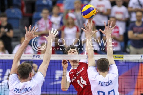  26.05.2018 KRAKOW <br />SIATKOWKA MEZCZYZN SIATKARSKA LIGA NARODOW MEZCZYZN 2018 <br />FIVB VOLLEYBALL NATIONS LEAGUE 2018 <br />MECZ POLSKA - ROSJA ( Poland - Russia ) <br />N/Z ALEKSANDER SLIWKA <br /> 