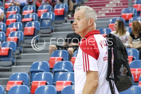  26.05.2018 KRAKOW <br />SIATKOWKA MEZCZYZN SIATKARSKA LIGA NARODOW MEZCZYZN 2018 <br />FIVB VOLLEYBALL NATIONS LEAGUE 2018 <br />MECZ POLSKA - ROSJA ( Poland - Russia ) <br />N/Z VITAL HEYNEN - I TRENER ( HEAD COACH ) SYLWETKA <br /> 