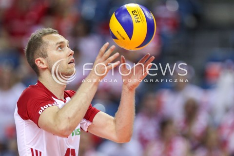  26.05.2018 KRAKOW <br />SIATKOWKA MEZCZYZN SIATKARSKA LIGA NARODOW MEZCZYZN 2018 <br />FIVB VOLLEYBALL NATIONS LEAGUE 2018 <br />MECZ POLSKA - ROSJA ( Poland - Russia ) <br />N/Z PAWEL ZATORSKI SYLWETKA <br /> 