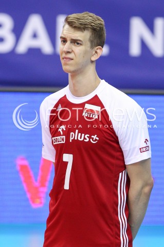  26.05.2018 KRAKOW <br />SIATKOWKA MEZCZYZN SIATKARSKA LIGA NARODOW MEZCZYZN 2018 <br />FIVB VOLLEYBALL NATIONS LEAGUE 2018 <br />MECZ POLSKA - ROSJA ( Poland - Russia ) <br />N/Z ARTUR SZALPUK GLOWKA PORTRET SYLWETKA <br /> 