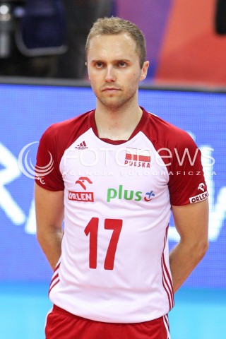  26.05.2018 KRAKOW <br />SIATKOWKA MEZCZYZN SIATKARSKA LIGA NARODOW MEZCZYZN 2018 <br />FIVB VOLLEYBALL NATIONS LEAGUE 2018 <br />MECZ POLSKA - ROSJA ( Poland - Russia ) <br />N/Z PAWEL ZATORSKI GLOWKA PORTRET SYLWETKA <br /> 