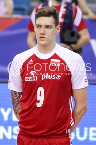  26.05.2018 KRAKOW <br />SIATKOWKA MEZCZYZN SIATKARSKA LIGA NARODOW MEZCZYZN 2018 <br />FIVB VOLLEYBALL NATIONS LEAGUE 2018 <br />MECZ POLSKA - ROSJA ( Poland - Russia ) <br />N/Z BARTLOMIEJ LEMANSKI GLOWKA PORTRET SYLWETKA <br /> 