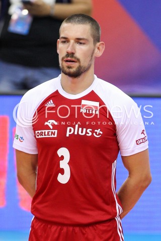  26.05.2018 KRAKOW <br />SIATKOWKA MEZCZYZN SIATKARSKA LIGA NARODOW MEZCZYZN 2018 <br />FIVB VOLLEYBALL NATIONS LEAGUE 2018 <br />MECZ POLSKA - ROSJA ( Poland - Russia ) <br />N/Z DAWID KONARSKI GLOWKA PORTRET SYLWETKA <br /> 