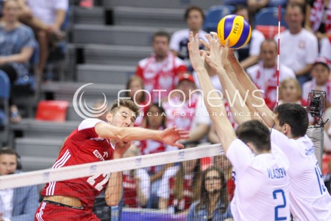  26.05.2018 KRAKOW <br />SIATKOWKA MEZCZYZN SIATKARSKA LIGA NARODOW MEZCZYZN 2018 <br />FIVB VOLLEYBALL NATIONS LEAGUE 2018 <br />MECZ POLSKA - ROSJA ( Poland - Russia ) <br />N/Z BARTOSZ BEDNORZ <br /> 