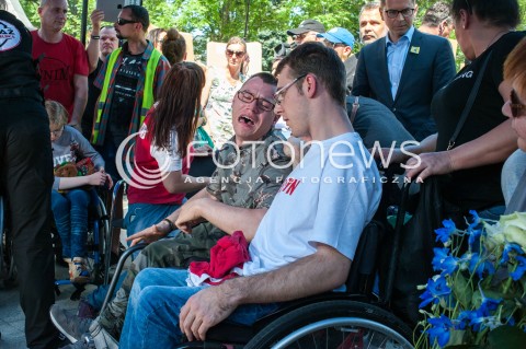  27.05.2018 WARSZAWA<br />KONFERENCJA PRASOWA DOTYCZACA ZAWIESZENIA PROTESTU RODZICOW OSOB NIEPELNOSPRAWNYCH W SEJMIE<br />N/Z MARZENA STANEWICZ KUBA HARTWICH ADRIAN GLINKA MICHAL SZCZERBA<br /> 