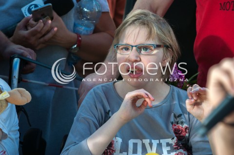  27.05.2018 WARSZAWA<br />KONFERENCJA PRASOWA DOTYCZACA ZAWIESZENIA PROTESTU RODZICOW OSOB NIEPELNOSPRAWNYCH W SEJMIE<br />N/Z MAGDA<br /> 