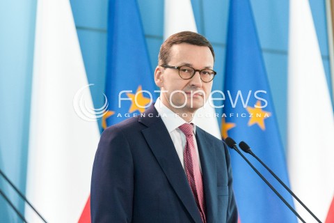  29.05.2018 WARSZAWA<br />KONFERENCJA PREMIERA MATEUSZA MORAWIECKIEGO I MINISTROW JOACHIMA BRUDZINSKIEGO ORAZ HENRYKA KOWALCZYKA NA TEMAT POZAROW WYSYPISK SMIECI <br />N/Z PREMIER MATEUSZ MORAWIECKI<br /> 