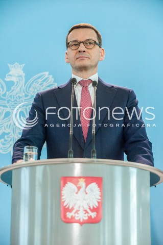  29.05.2018 WARSZAWA<br />KONFERENCJA PREMIERA MATEUSZA MORAWIECKIEGO I MINISTROW JOACHIMA BRUDZINSKIEGO ORAZ HENRYKA KOWALCZYKA NA TEMAT POZAROW WYSYPISK SMIECI <br />N/Z PREMIER MATEUSZ MORAWIECKI<br /> 