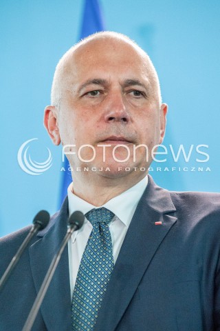  29.05.2018 WARSZAWA<br />KONFERENCJA PREMIERA MATEUSZA MORAWIECKIEGO I MINISTROW JOACHIMA BRUDZINSKIEGO ORAZ HENRYKA KOWALCZYKA NA TEMAT POZAROW WYSYPISK SMIECI <br />N/Z JOACHIM BRUDZINSKI<br /> 