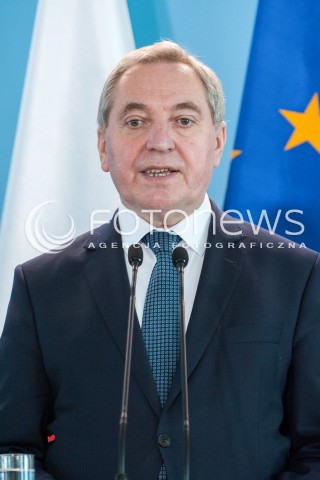  29.05.2018 WARSZAWA<br />KONFERENCJA PREMIERA MATEUSZA MORAWIECKIEGO I MINISTROW JOACHIMA BRUDZINSKIEGO ORAZ HENRYKA KOWALCZYKA NA TEMAT POZAROW WYSYPISK SMIECI <br />N/Z HENRYK KOWALCZYK<br /> 