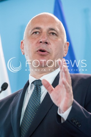  29.05.2018 WARSZAWA<br />KONFERENCJA PREMIERA MATEUSZA MORAWIECKIEGO I MINISTROW JOACHIMA BRUDZINSKIEGO ORAZ HENRYKA KOWALCZYKA NA TEMAT POZAROW WYSYPISK SMIECI <br />N/Z JOACHIM BRUDZINSKI<br /> 
