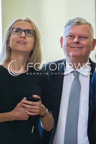  29.05.2018 WARSZAWA<br />KONFERENCJA GOVTECH POLSKA W WARSZAWIE<br />N/Z MAREK SUSKI TERESA CZERWINSKA<br /> 