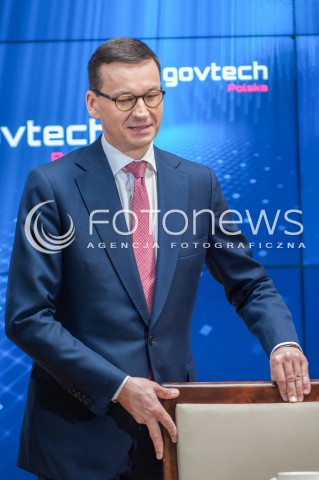  29.05.2018 WARSZAWA<br />KONFERENCJA GOVTECH POLSKA W WARSZAWIE<br />N/Z MATEUSZ MORAWIECKI PREMIER<br /> 