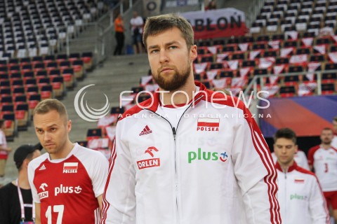  01.06.2018 LODZ <br />SIATKOWKA MEZCZYZN SIATKARSKA LIGA NARODOW MEZCZYZN 2018 <br />FIVB VOLLEYBALL NATIONS LEAGUE 2018 <br />MECZ POLSKA - FRANCJA ( Poland - France ) <br />N/Z MICHAL KUBIAK PAWEL ZATORSKI <br /> 