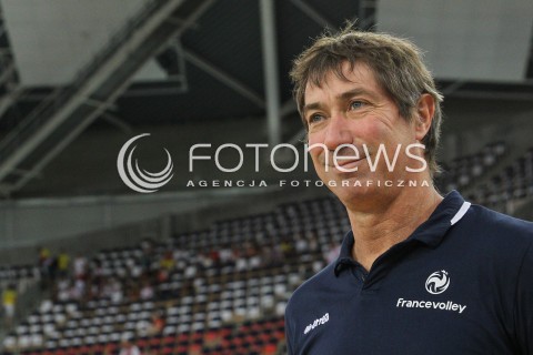  01.06.2018 LODZ <br />SIATKOWKA MEZCZYZN SIATKARSKA LIGA NARODOW MEZCZYZN 2018 <br />FIVB VOLLEYBALL NATIONS LEAGUE 2018 <br />MECZ POLSKA - FRANCJA ( Poland - France ) <br />N/Z LAURENT TILLIE - I TRENER ( HEAD COACH ) SYLWETKA <br /> 