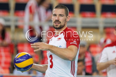  01.06.2018 LODZ <br />SIATKOWKA MEZCZYZN SIATKARSKA LIGA NARODOW MEZCZYZN 2018 <br />FIVB VOLLEYBALL NATIONS LEAGUE 2018 <br />MECZ POLSKA - FRANCJA ( Poland - France ) <br />N/Z DAWID KONARSKI SYLWETKA <br /> 