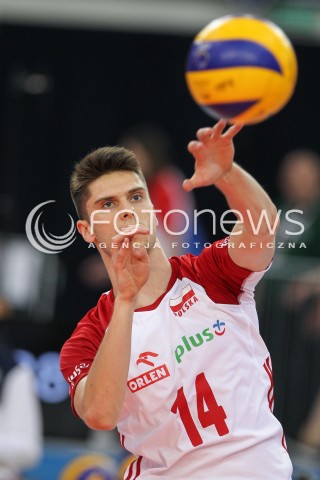  01.06.2018 LODZ <br />SIATKOWKA MEZCZYZN SIATKARSKA LIGA NARODOW MEZCZYZN 2018 <br />FIVB VOLLEYBALL NATIONS LEAGUE 2018 <br />MECZ POLSKA - FRANCJA ( Poland - France ) <br />N/Z ALEKSANDER SLIWKA SYLWETKA <br /> 