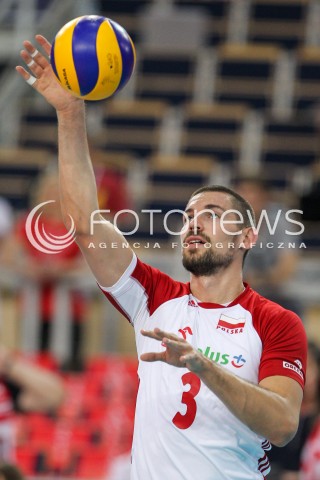  01.06.2018 LODZ <br />SIATKOWKA MEZCZYZN SIATKARSKA LIGA NARODOW MEZCZYZN 2018 <br />FIVB VOLLEYBALL NATIONS LEAGUE 2018 <br />MECZ POLSKA - FRANCJA ( Poland - France ) <br />N/Z DAWID KONARSKI SYLWETKA <br /> 