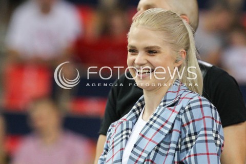  01.06.2018 LODZ <br />SIATKOWKA MEZCZYZN SIATKARSKA LIGA NARODOW MEZCZYZN 2018 <br />FIVB VOLLEYBALL NATIONS LEAGUE 2018 <br />MECZ POLSKA - FRANCJA ( Poland - France ) <br />N/Z MARGARET KONCERT MALGORZATA JAMROZY<br /> 