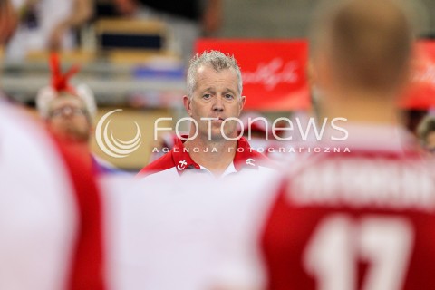  01.06.2018 LODZ <br />SIATKOWKA MEZCZYZN SIATKARSKA LIGA NARODOW MEZCZYZN 2018 <br />FIVB VOLLEYBALL NATIONS LEAGUE 2018 <br />MECZ POLSKA - FRANCJA ( Poland - France ) <br />N/Z VITAL HEYNEN - I TRENER ( HEAD COACH ) <br /> 