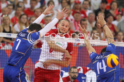  01.06.2018 LODZ <br />SIATKOWKA MEZCZYZN SIATKARSKA LIGA NARODOW MEZCZYZN 2018 <br />FIVB VOLLEYBALL NATIONS LEAGUE 2018 <br />MECZ POLSKA - FRANCJA ( Poland - France ) <br />N/Z BARTOSZ KUREK <br /> 