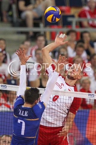  01.06.2018 LODZ <br />SIATKOWKA MEZCZYZN SIATKARSKA LIGA NARODOW MEZCZYZN 2018 <br />FIVB VOLLEYBALL NATIONS LEAGUE 2018 <br />MECZ POLSKA - FRANCJA ( Poland - France ) <br />N/Z BARTOSZ KUREK <br /> 