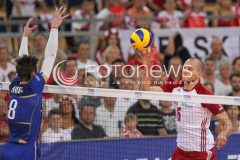  01.06.2018 LODZ <br />SIATKOWKA MEZCZYZN SIATKARSKA LIGA NARODOW MEZCZYZN 2018 <br />FIVB VOLLEYBALL NATIONS LEAGUE 2018 <br />MECZ POLSKA - FRANCJA ( Poland - France ) <br />N/Z BARTOSZ KUREK <br /> 