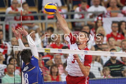  01.06.2018 LODZ <br />SIATKOWKA MEZCZYZN SIATKARSKA LIGA NARODOW MEZCZYZN 2018 <br />FIVB VOLLEYBALL NATIONS LEAGUE 2018 <br />MECZ POLSKA - FRANCJA ( Poland - France ) <br />N/Z DAWID KONARSKI <br /> 