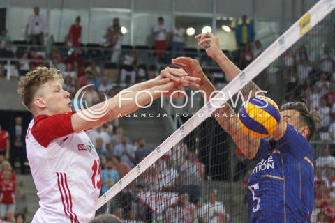  01.06.2018 LODZ <br />SIATKOWKA MEZCZYZN SIATKARSKA LIGA NARODOW MEZCZYZN 2018 <br />FIVB VOLLEYBALL NATIONS LEAGUE 2018 <br />MECZ POLSKA - FRANCJA ( Poland - France ) <br />N/Z JAKUB KOCHANOWSKI <br /> 