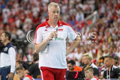 01.06.2018 LODZ <br />SIATKOWKA MEZCZYZN SIATKARSKA LIGA NARODOW MEZCZYZN 2018 <br />FIVB VOLLEYBALL NATIONS LEAGUE 2018 <br />MECZ POLSKA - FRANCJA ( Poland - France ) <br />N/Z <br /> 
